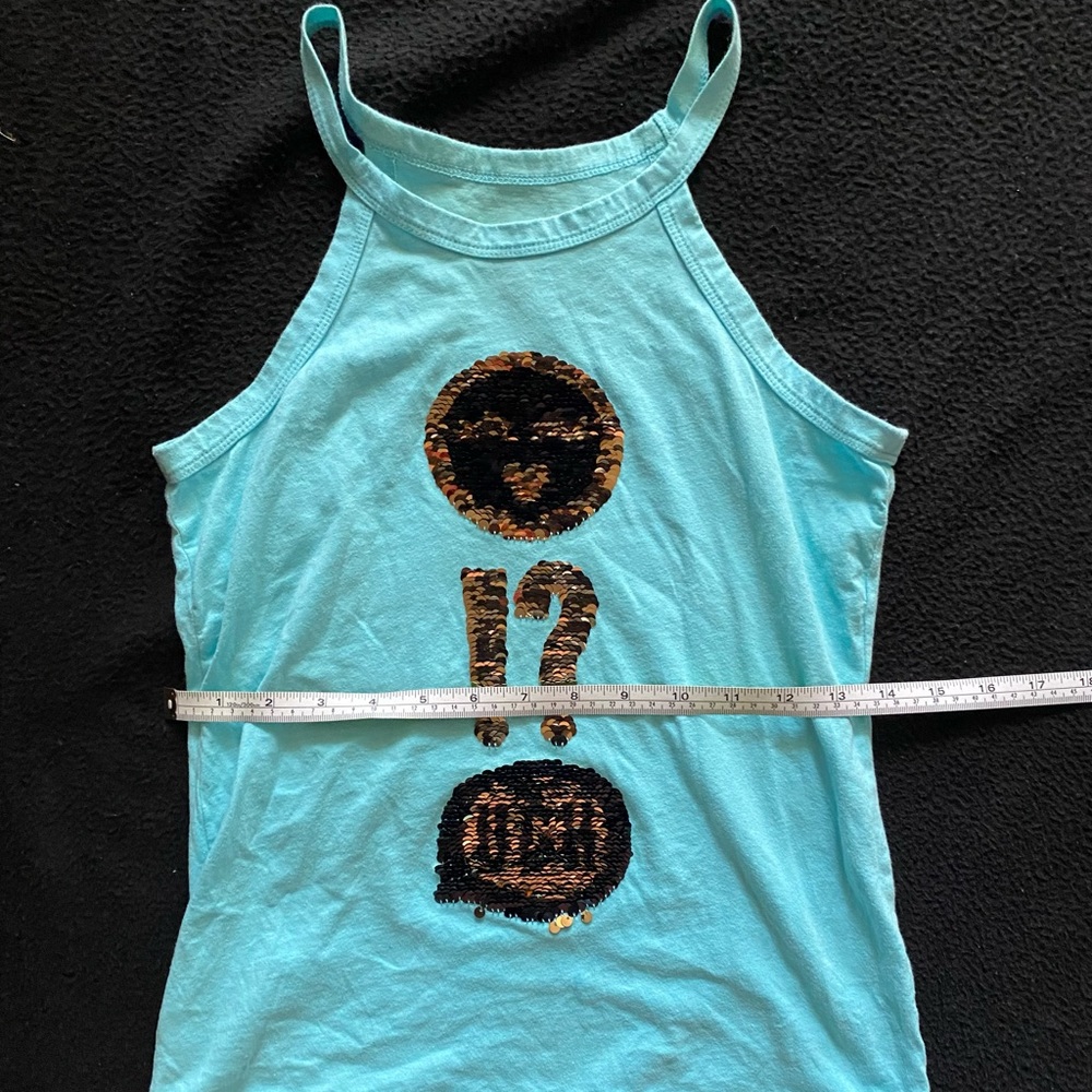 Girl’s Reverse Glitter Tank - Picture 4 of 6